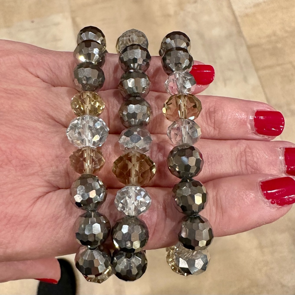 WHBM MULTI STRAND SPARKLY BRACELET